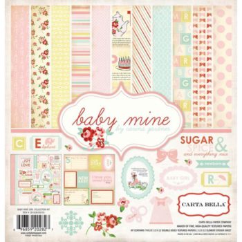 CB-BMG26016 Набор бумаги Baby Mine Girl - Carta Bella 30*30