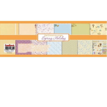 Набор бумаги Весенний праздник (Spring Holiday) - ScrapBerrys 7 листов 30,5*30,5 см