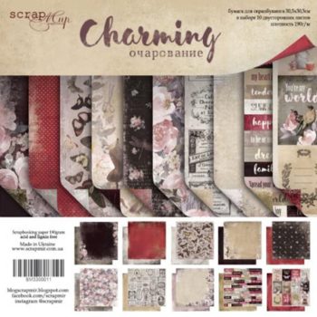 SM3300011 Набор бумаги Charming (Очарование) - Scrapmir, 30х30см