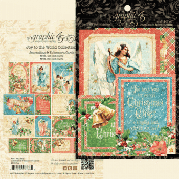 4501914 Набор карточек Joy To The World - Ephemera Cards - Graphic 45