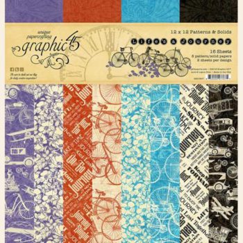 4501947 Набор бумаги Lifes a Journey - Patterns & Solid - Graphic 45 30*30см